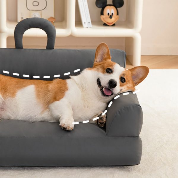 Modern Waterproof Comfortable Backrest Dog & Cat Sofa Bed - Image 5