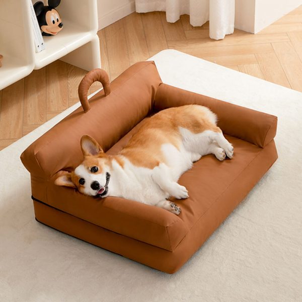 Modern Waterproof Comfortable Backrest Dog & Cat Sofa Bed - Image 9