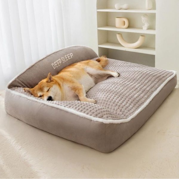 Large Thick Spine Protection Dog Cushion Bed - Image 2