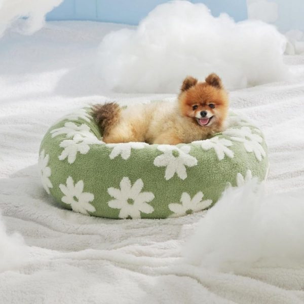 Vintage Round Dog Bed Cushion - Image 3