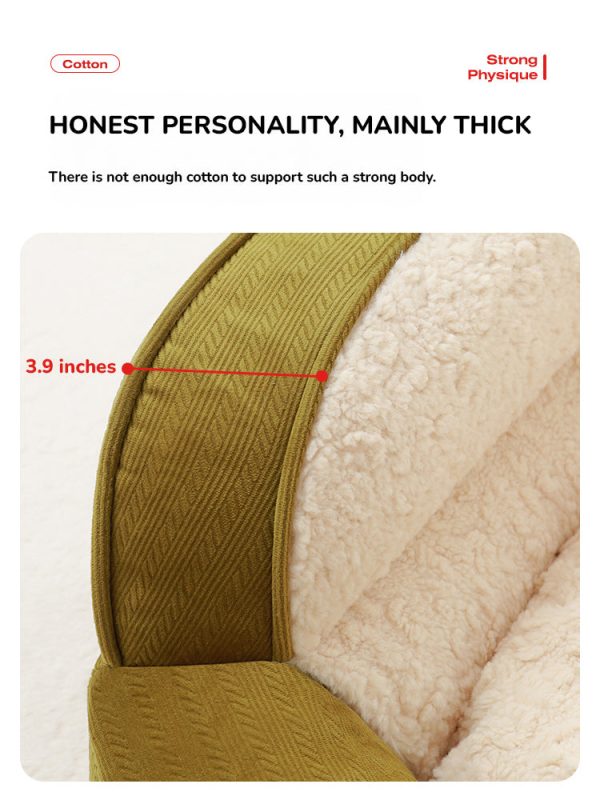 Super Soft - Calming Dog Bed in Round Shape - Image 3