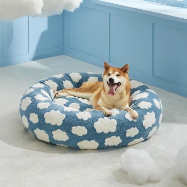 Vintage Round Dog Bed Cushion - Image 4