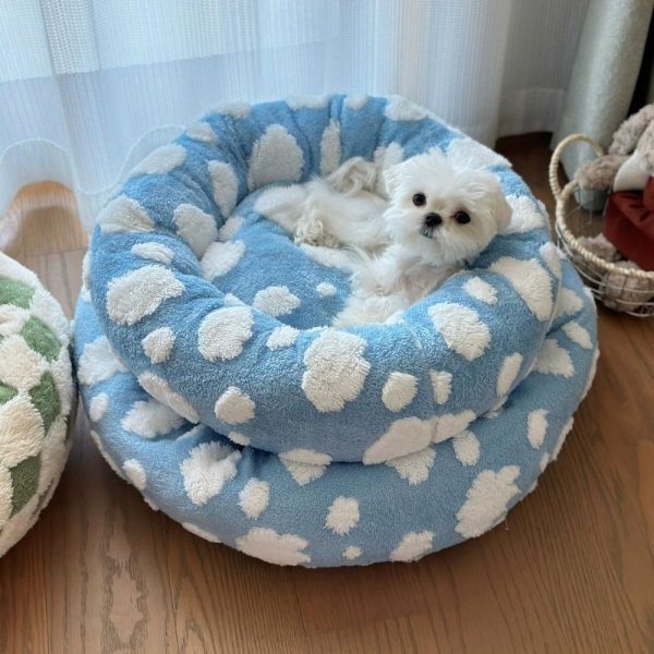 Vintage Round Dog Bed Cushion - Image 5
