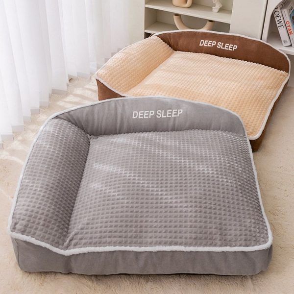 Large Thick Spine Protection Dog Cushion Bed - Image 7