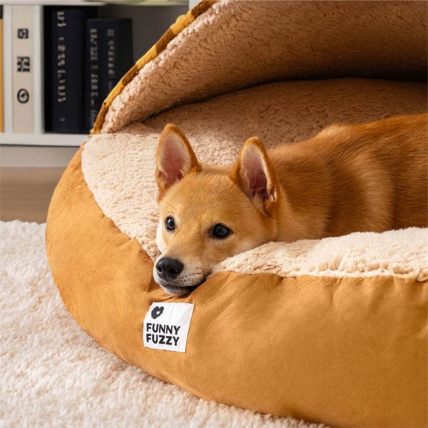 Round Canopy Dream Hideaway Dog Bed Pet Nest Bed - Image 2
