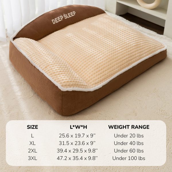 Large Thick Spine Protection Dog Cushion Bed - Image 9