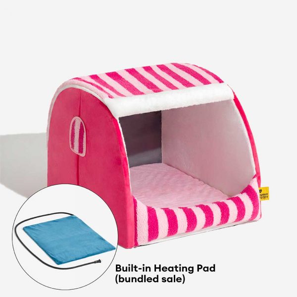 Trendy Striped House Orthopedic Dog Bed - Cozy Hideaway - Image 18