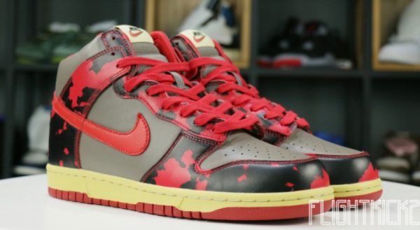 Dunk High 1985 Red Acid Wash Iconic Sneaker – Style - Image 3