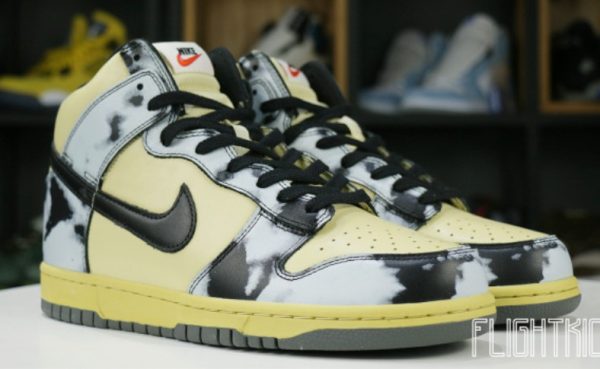 Dunk High 1985 Black Acid Wash Iconic Sneaker – Collection - Image 3