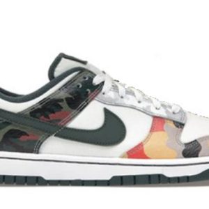 Dunk Low SE Sail Multi-Camo Unfading Sneaker – For Men