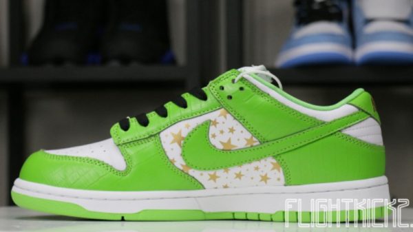 SB Dunk Low Supreme Mean Grean Classic Kicks – Style - Image 2