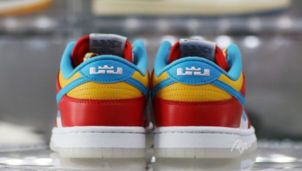 Dunk Low LeBron James Fruity Pebbles Unfading Sneaker – For Men - Image 4