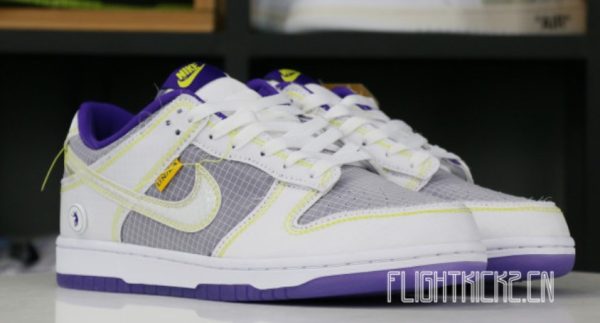 Dunk Low Union Passport Pack Grey Purple Iconic Sneaker – Style - Image 3
