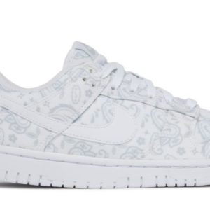 Dunk Low White Paisley Classic Kicks – Drop