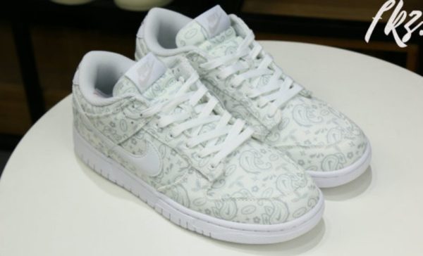 Dunk Low White Paisley Classic Kicks – Drop - Image 3