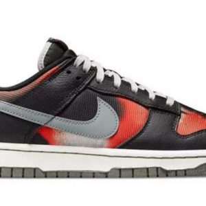 Dunk Low 'Graffiti' Black Red Classic Kicks – Iconic