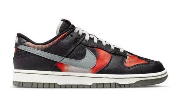 Dunk Low 'Graffiti' Black Red Classic Kicks – Iconic