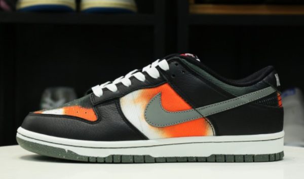 Dunk Low 'Graffiti' Black Red Classic Kicks – Iconic - Image 2