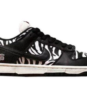 SB Dunk Low Quartersnacks Zebra Unfading Sneaker – For Men