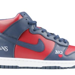 SB Dunk High Supreme By Any Means Navy Unfading Sneaker – Drop