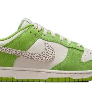 Dunk Low AS Safari Swoosh Chlorophyll Unfading Sneaker – For Men
