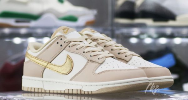 Dunk Low Phantom Metallic Gold (Women's) Iconic Sneaker – Limited - Image 3