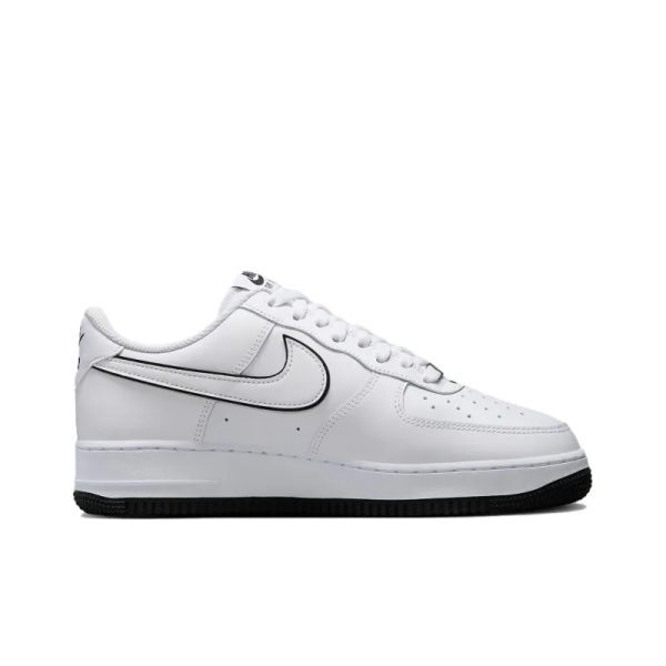 FAA 1 '07 Low White Black Outline Swoosh - Dv0788-103 – Iconic - Image 2