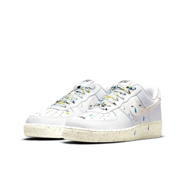 FAA 1 Low Splatter White CZ0339-100 – Streetwear - Image 2