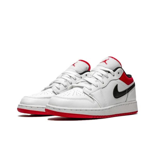 JAA 1 Low 'White University Red' 553558-118 – Drop - Image 3