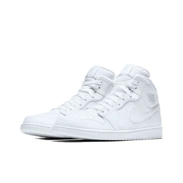 JAA 1 Retro Mid 'Triple White' 554724-104 – Drop - Image 3