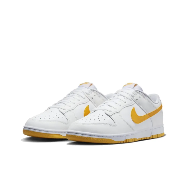 Dunk Low White University Gold - Dv0831-110 – For Men - Image 3