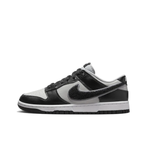 Dunk Low Chenille Swoosh Black Grey - Dq7683-001 – For Men