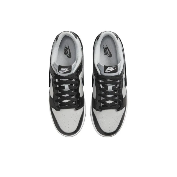Dunk Low Chenille Swoosh Black Grey - Dq7683-001 – For Men - Image 4