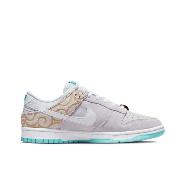 Dunk Low Se Barber Shop Grey - Dh7614-500 – For Men - Image 2