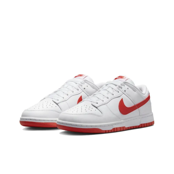 Dunk Low Retro White Picante Red - Dv0831-103 – For Men - Image 3