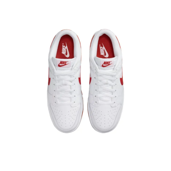 Dunk Low Retro White Picante Red - Dv0831-103 – For Men - Image 4