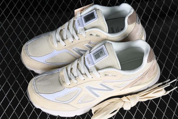 New Balance 990v4 MiUSA Limestone U990TE4 – Streetwear - Image 3