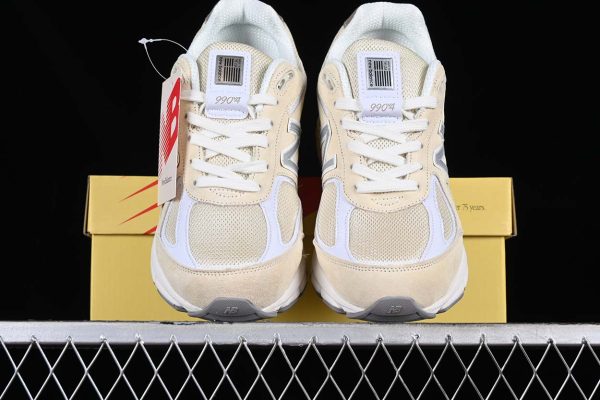 New Balance 990v4 MiUSA Limestone U990TE4 – Streetwear - Image 4