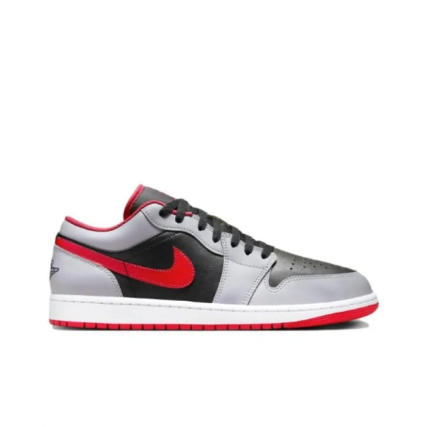 JAA 1 Low Black Light Smoke Grey Gym Red - 553558-060 – Streetwear - Image 2