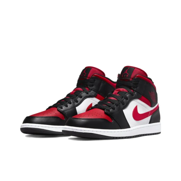 JAA 1 Mid Bred Toe White 554724-079 – Streetwear - Image 3