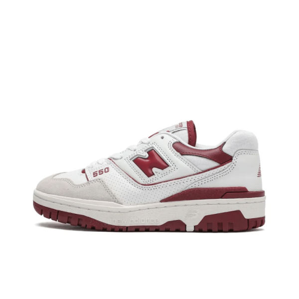 New Balance 550 White Burgundy Bb550li1 – Iconic