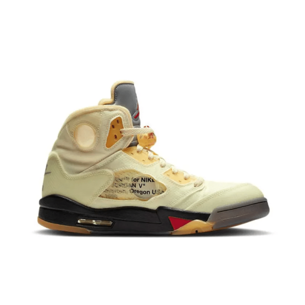 Off-White x JAA 5 Retro SP ‘Sail’ - DH8565-100 – Limited - Image 3