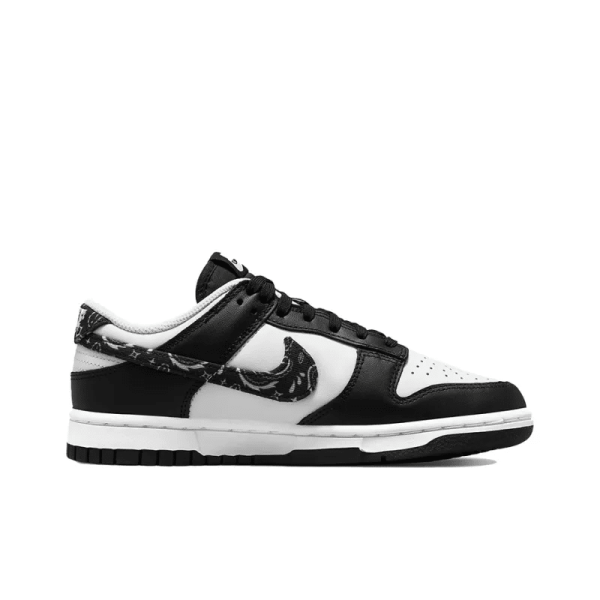 Dunk Low Black White Paisley Womens - Dh4401-100 – Limited - Image 2