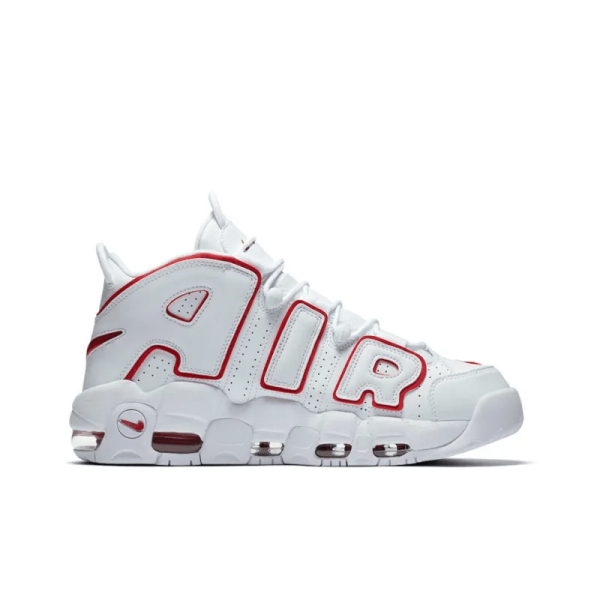 MRAA Uptempo White Varsity Red - 921948-102 – For Men - Image 3
