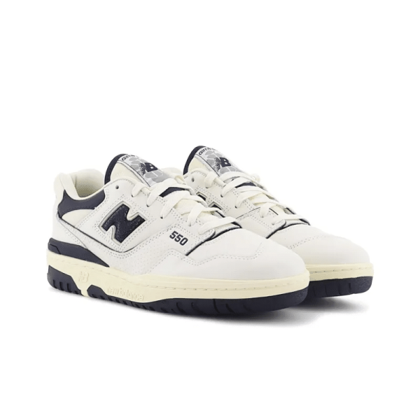 New Balance 550 X Aime Leon Dore White Blue Bb550alf – Iconic - Image 4
