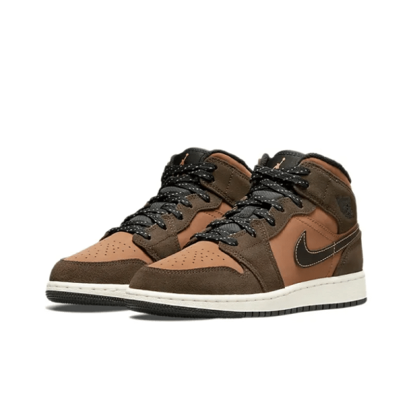JAA 1 Mid SE Dark Chocolate GS - DC7248-200 – Style - Image 4