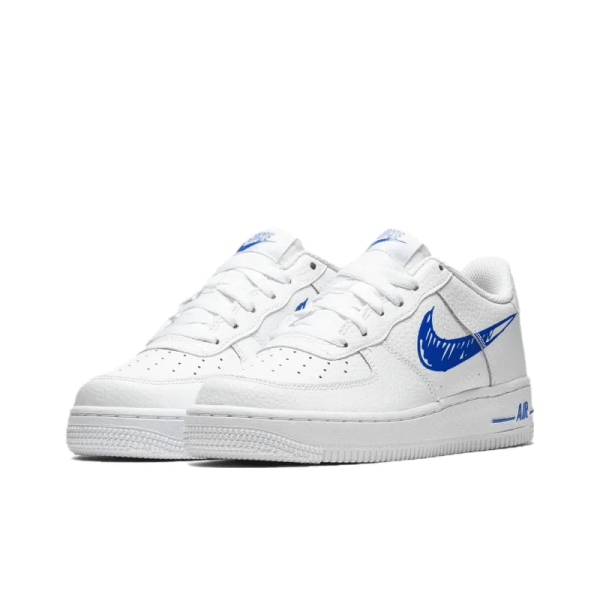 FAA 1 Low Sketch Blue Swoosh Gs - Dm3177-102 – For Men - Image 4