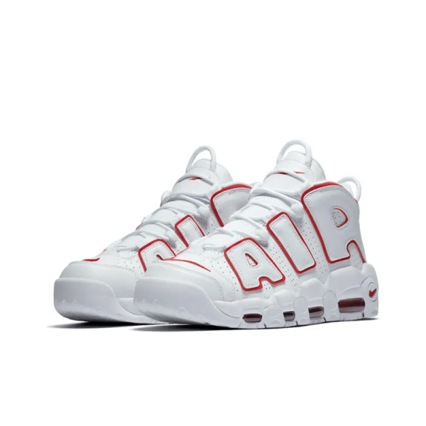 MRAA Uptempo White Varsity Red - 921948-102 – For Men - Image 4