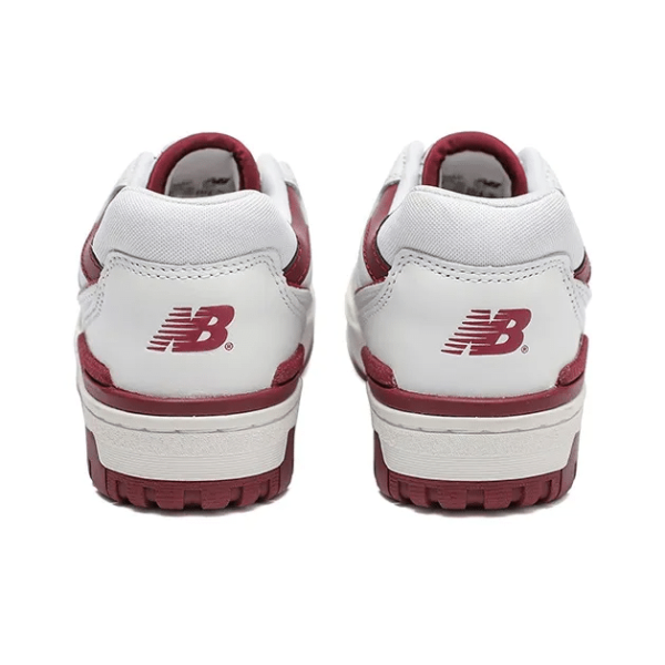 New Balance 550 White Burgundy Bb550li1 – Iconic - Image 5
