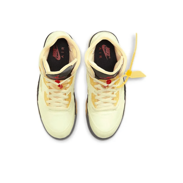 Off-White x JAA 5 Retro SP ‘Sail’ - DH8565-100 – Limited - Image 5